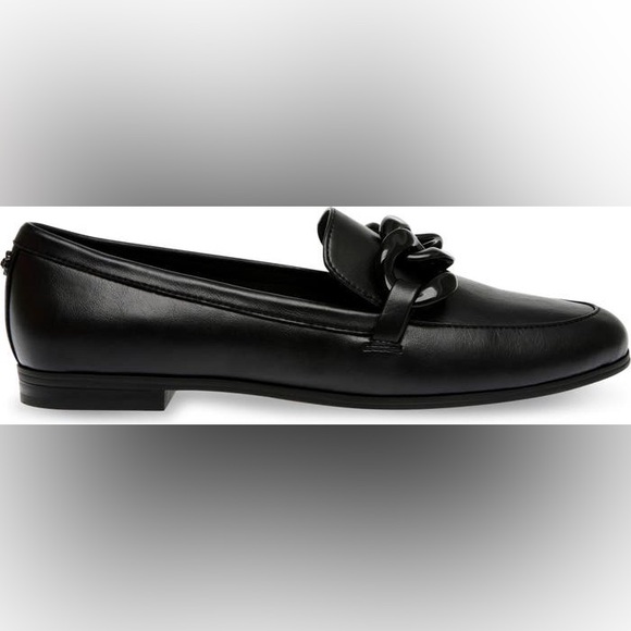 *NWT* Anne Klein / Lagas Chain Leather Loafer / Black / 7 - Picture 5 of 7